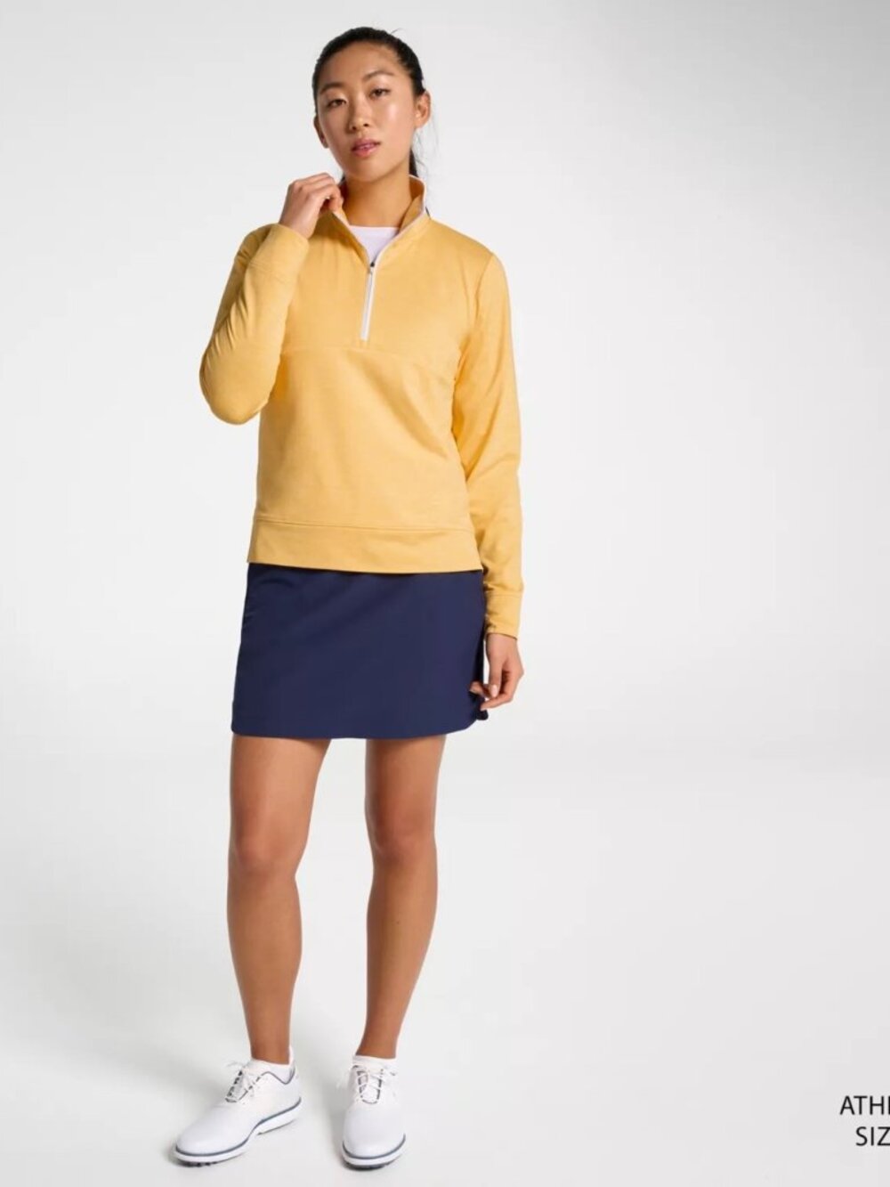 Walter Hagen Women's Performance 11 Lightweight 1/4 Zip - Color: Sunrise Orange - Picture 2 of 6